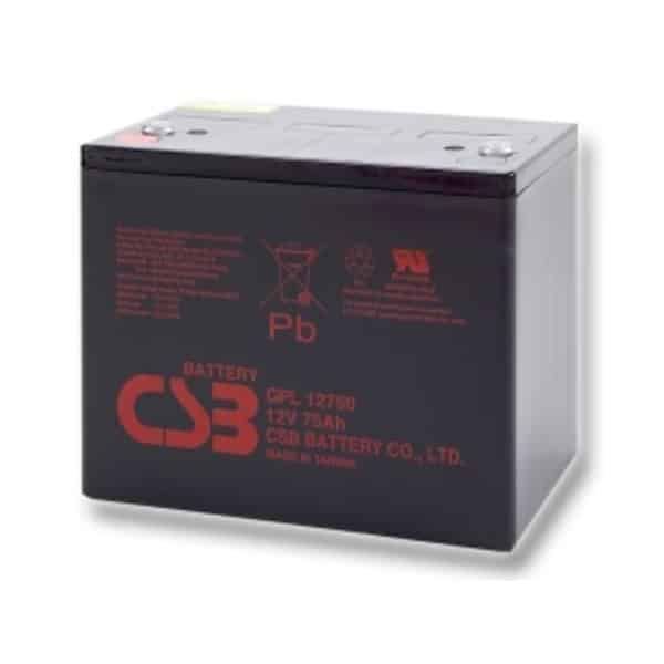 Bezúdržbový akumulátor CSB GPL 12750 (12V, 75 Ah)