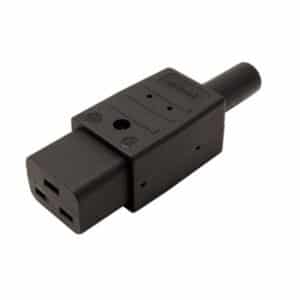 Konektor IEC C19, 230 V / 16 A – zdierka