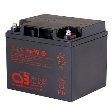 Bezúdržbový akumulátor CSB GPL 12400 (12V, 40 Ah)