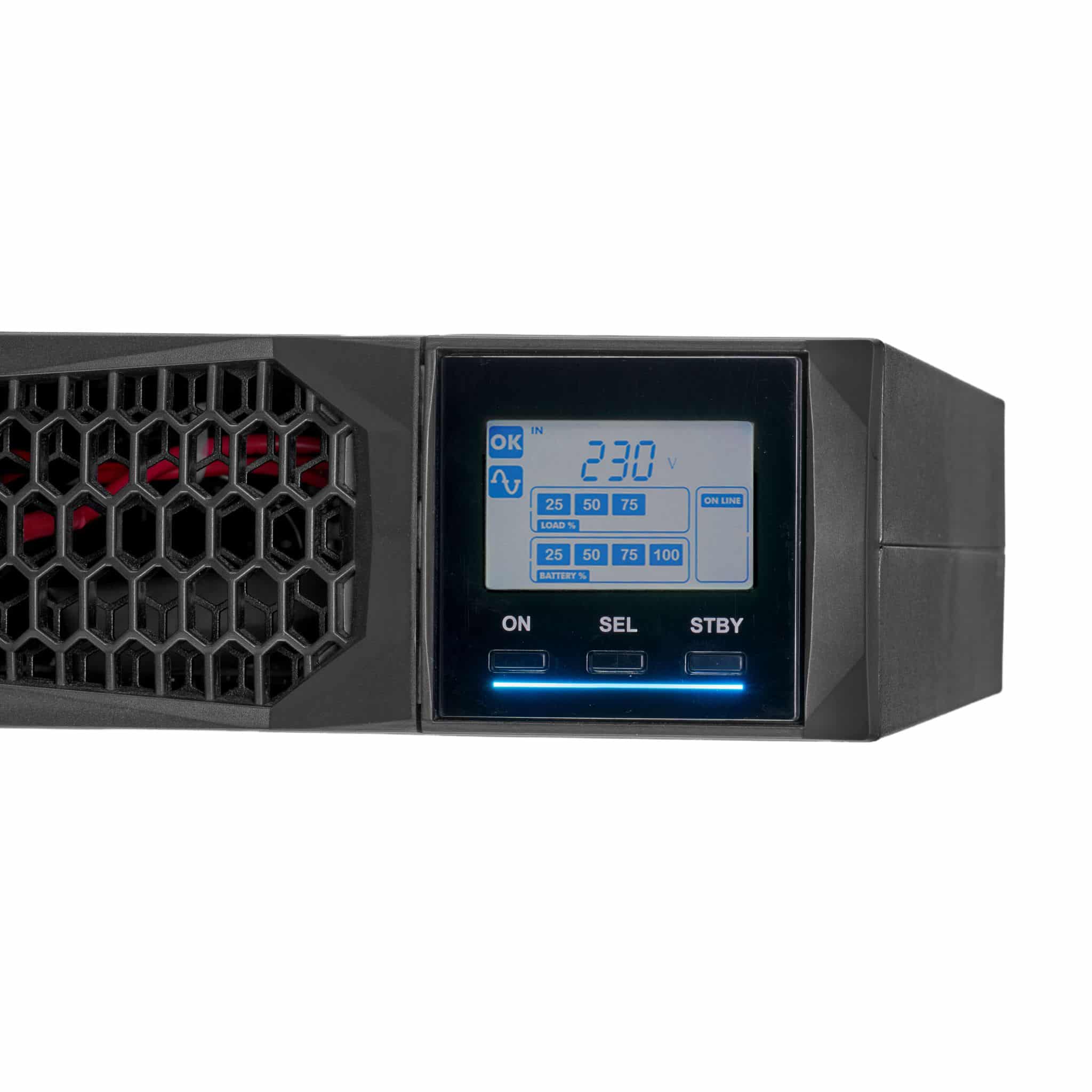 Riello UPS SD2 1000 A3 - displej