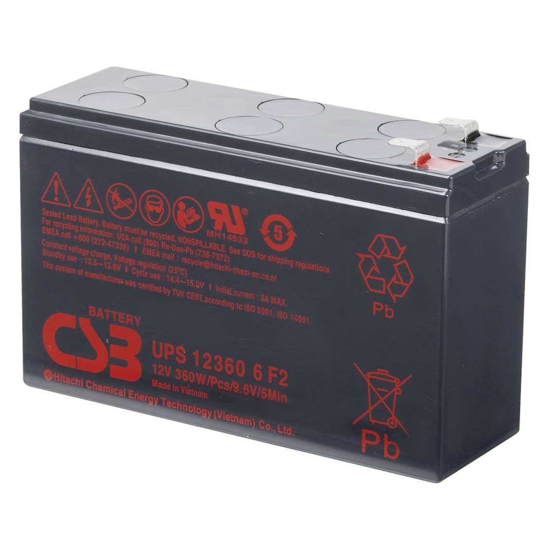 Batéria CSB UPS 123606 F2F1 (12V/360W)