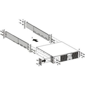 KIT GUIDE RACK 19” – montážna sada s 2U lyžinami pre UPS Riello. Vhodná pre racky