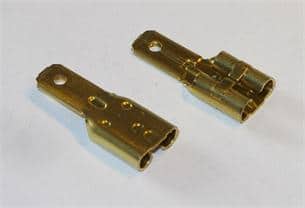 Redukcia Faston 6,3mm na Faston 4,7mm (pár, 2ks)