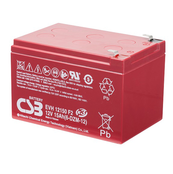 CSB EVH 12150F2, batéria 12V 15Ah