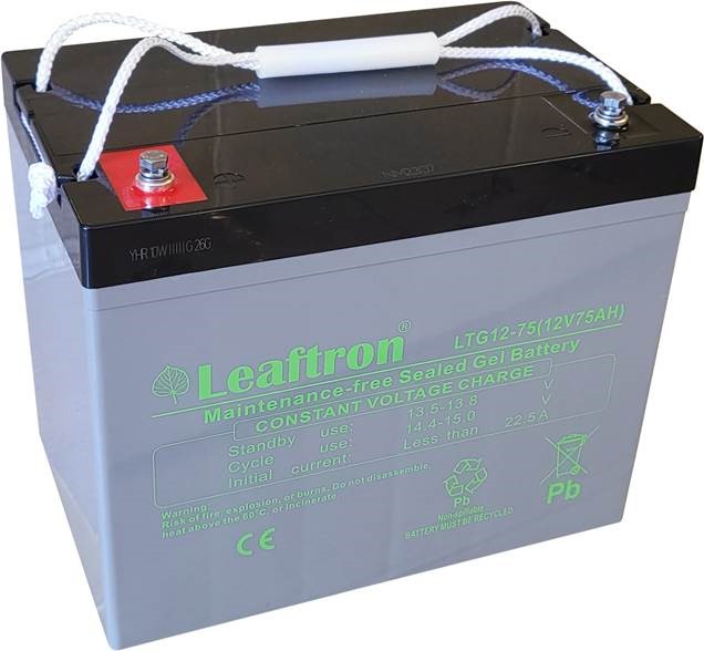 Batéria Leaftron LTG12-75 (12V/75Ah)