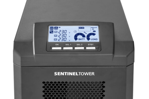 Záložný zdroj UPS Riello Sentinel Tower STW 6000 ER - displej