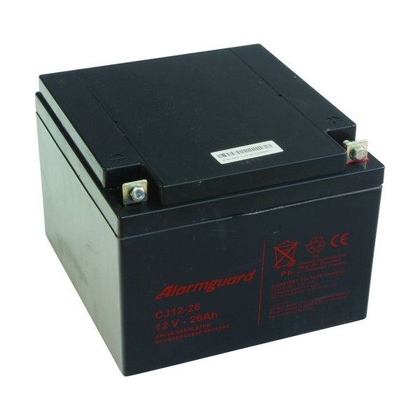 Akumulátorová 12V batéria - 12 V 26 Ah - Alarmguard CJ 12 - 26