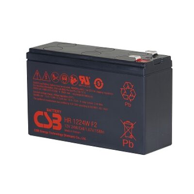 CSB HR 1224W F2F1 Blei-Gel Akku 12V 24Ah – Wartungsfrei, Für USV, Alarmanlagen & Industrie