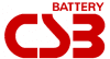 červené logo a názov spoločnosti CSB Battery
